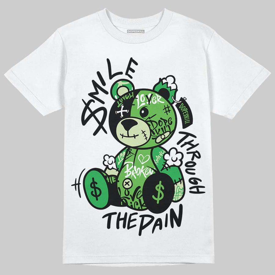 Jumpman Jack “Green Spark” DopeSkill T-Shirt Smile Through The Pain Graphic