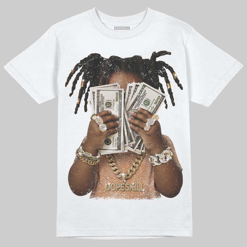 'Orange Citrus' 3s DopeSkill T-Shirt Rich Youth Graphic