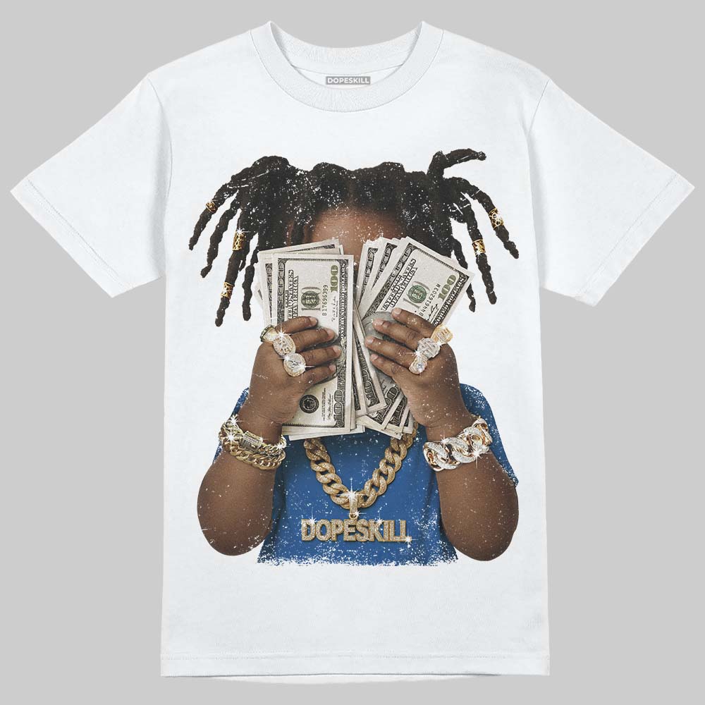 “True Blue” 3s DopeSkill T-Shirt Rich Youth Graphic