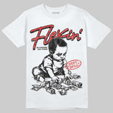 AJ 13 Chicago True Red Cherry DopeSkill T-Shirt Flexin' Graphic