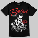AJ 13 Chicago True Red Cherry DopeSkill T-Shirt Flexin' Graphic