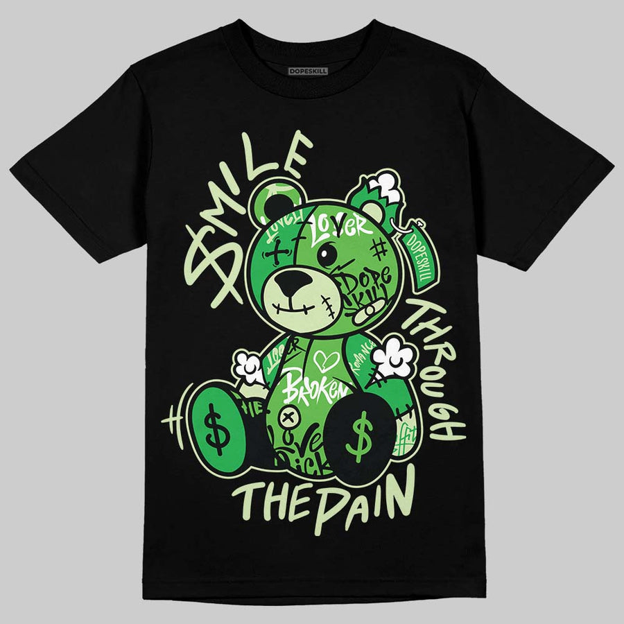 Jumpman Jack “Green Spark” DopeSkill T-Shirt Smile Through The Pain Graphic