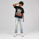 Sunset 5s DopeSkill T-Shirt Rich Youth Graphic