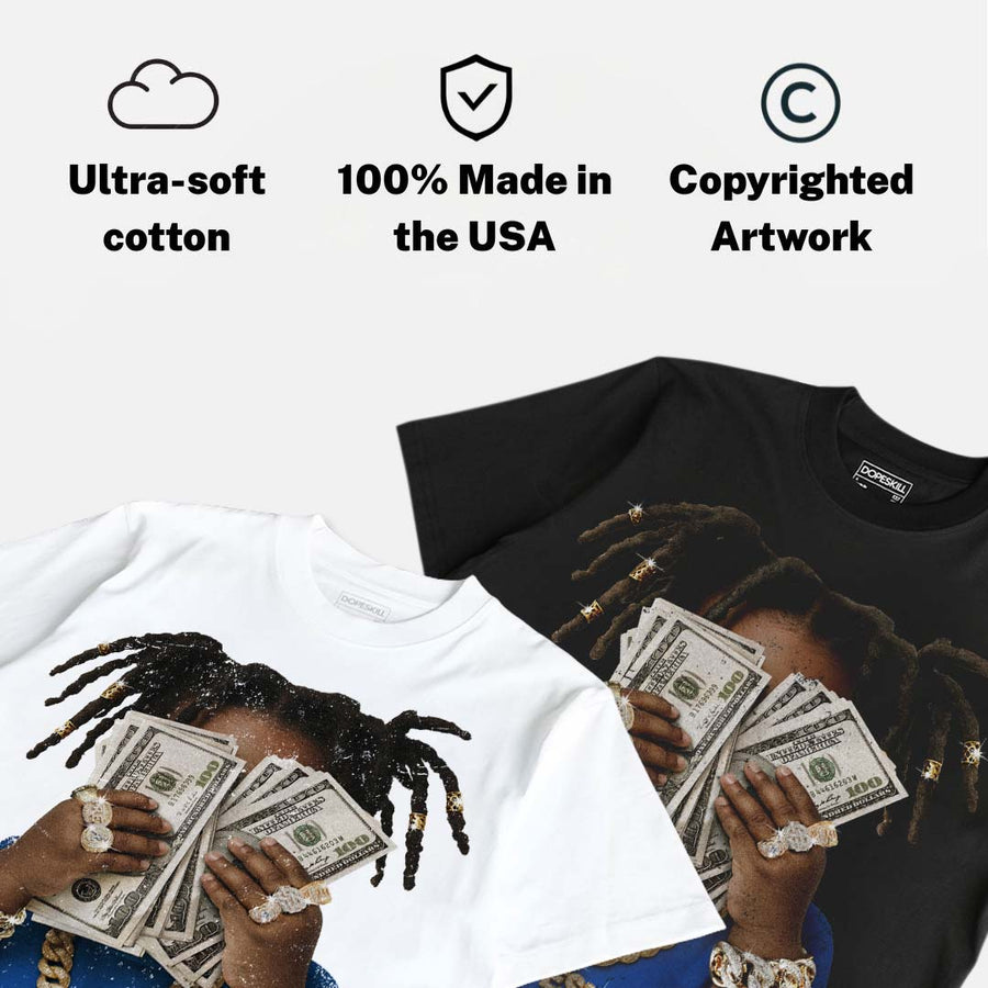 Brazil 3s DopeSkill T-Shirt Rich Youth Graphic