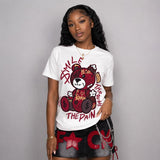“Bin 23” 3s DopeSkill T-Shirt Smile Through The Pain Graphic