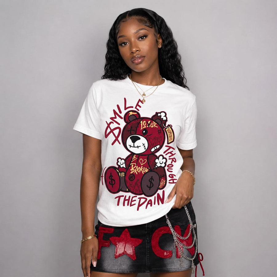 “Bin 23” 3s DopeSkill T-Shirt Smile Through The Pain Graphic
