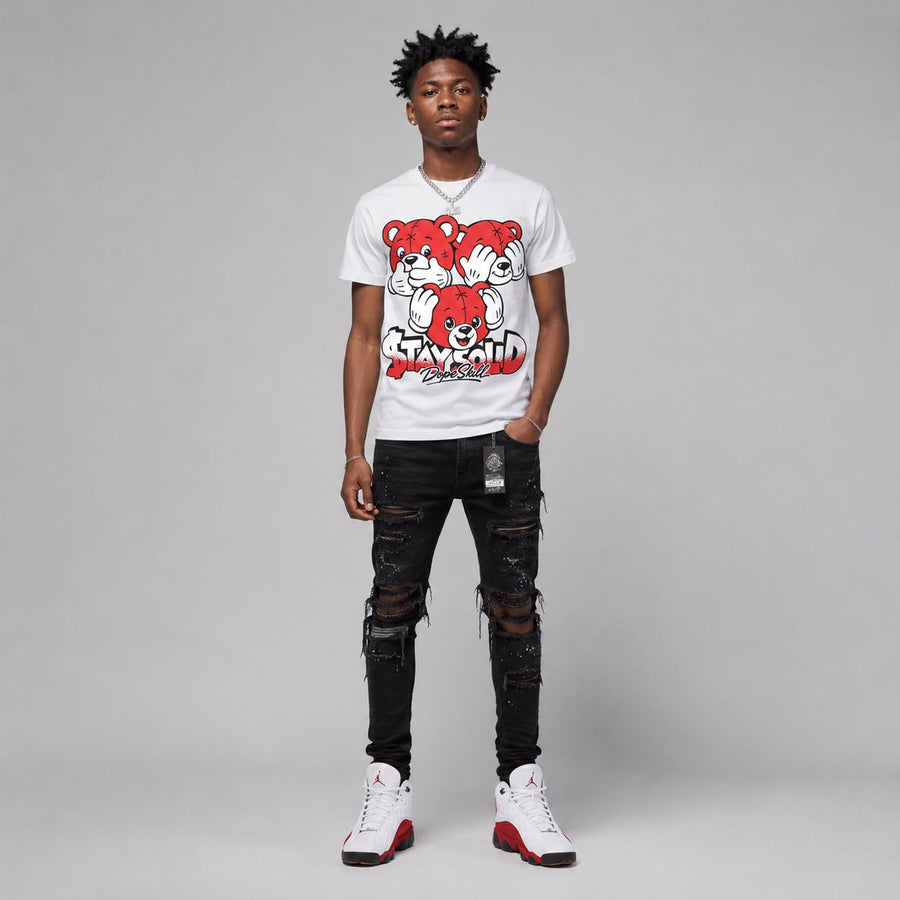 AJ 13 Chicago True Red Cherry DopeSkill T-Shirt Stay Solid Graphic