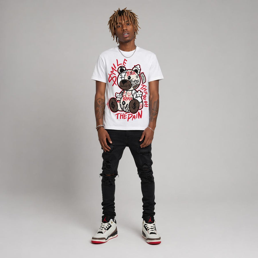 World’s Best Dad 3s DopeSkill T-Shirt Smile Through The Pain Graphic