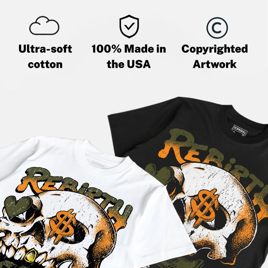 Olive 5s DopeSkill T-Shirt Rebirth Graphic