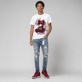 “Bin 23” 3s DopeSkill T-Shirt Smile Through The Pain Graphic