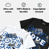 “True Blue” 3s DopeSkill T-Shirt F#ck Love Get Money Graphic