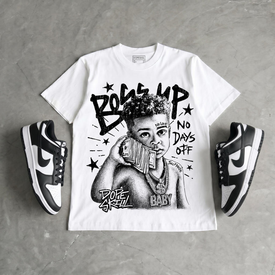 Dunk Panda White Black DopeSkill T-Shirt Boss Up Graphic