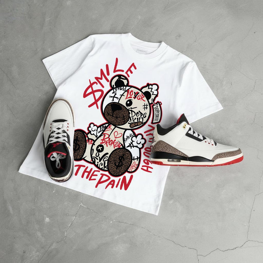 World’s Best Dad 3s DopeSkill T-Shirt Smile Through The Pain Graphic