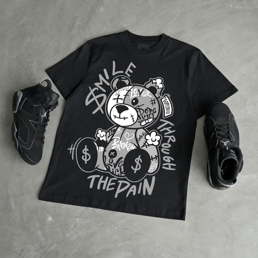 “Cap And Gown” 6s DopeSkill T-Shirt Smile Through The Pain Graphic