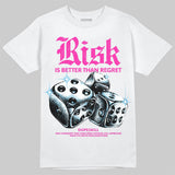 Pink 'Risk Is Better Than Regret' DopeSkill Graphic T-Shirt