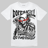 Dunk Panda White Black DopeSkill T-Shirt Go Fund Yourself Graphic
