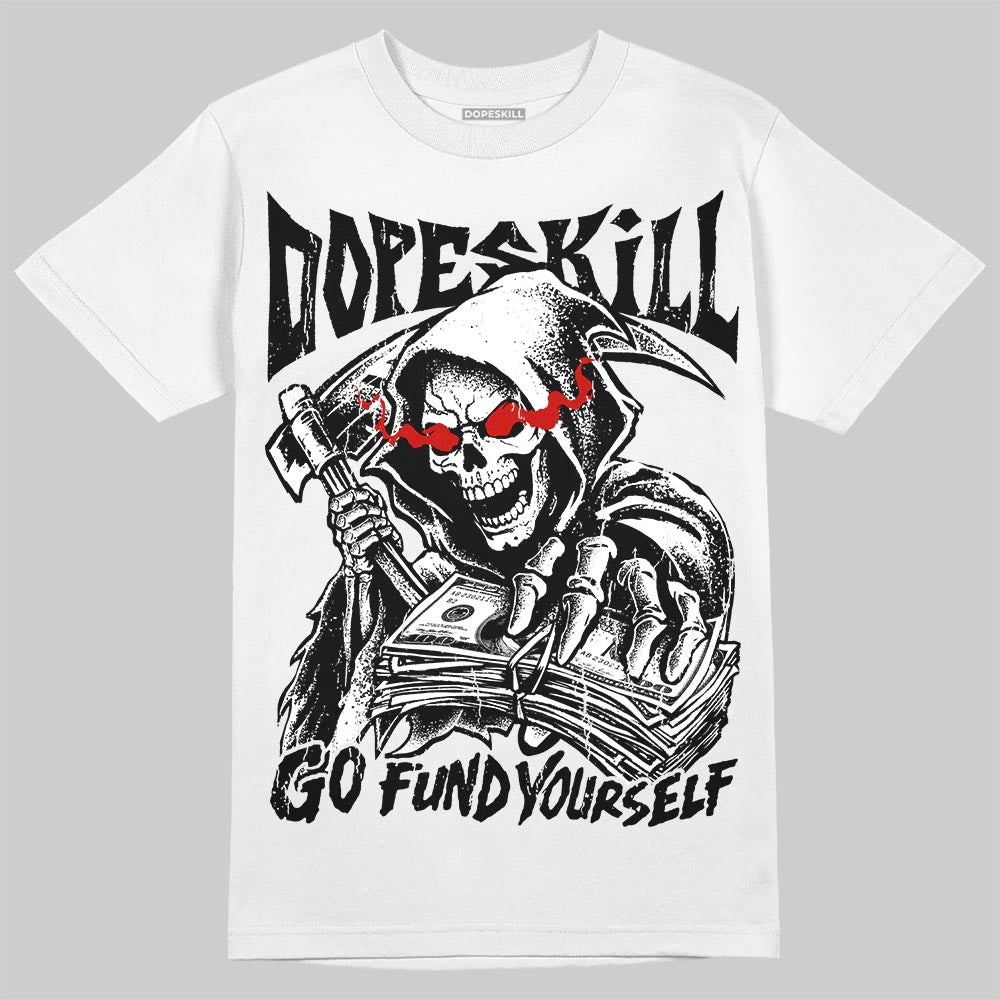Dunk Panda White Black DopeSkill T-Shirt Go Fund Yourself Graphic
