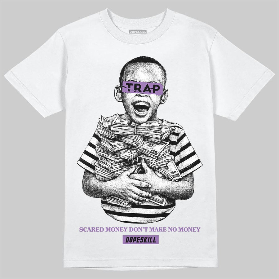 PURPLE 'Scared Money Don't Make No Money' DopeSkill Graphic T-Shirt