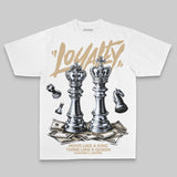 TAN Oversize Print 'Loyalty' DopeSkill Graphic T-shirt
