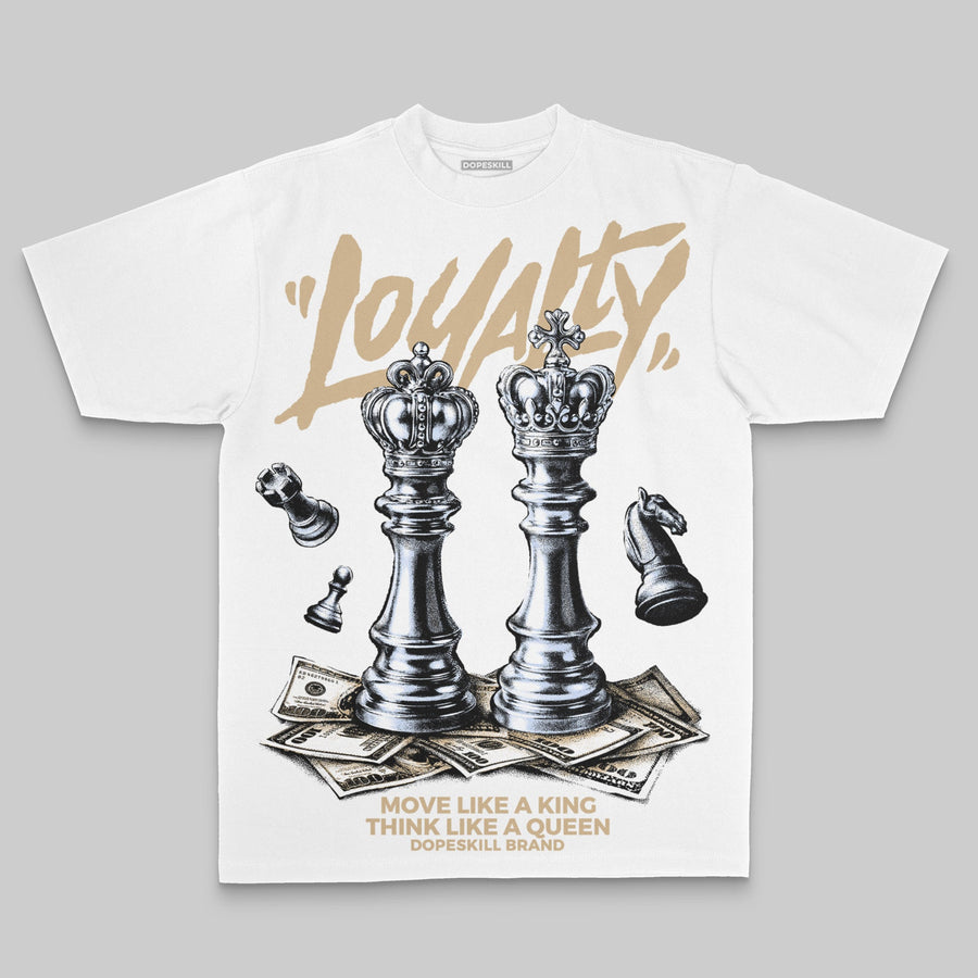 TAN Oversize Print 'Loyalty' DopeSkill Graphic T-shirt