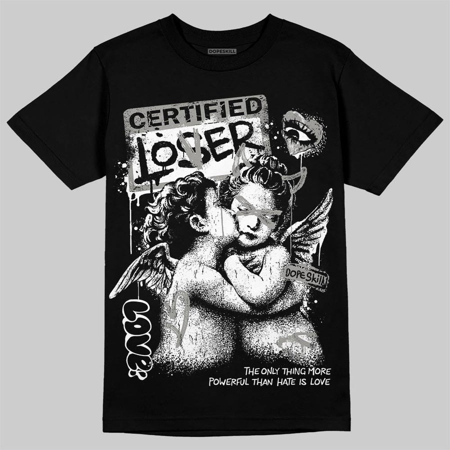 White Metallic 5s DopeSkill T-Shirt Certified Lover Graphic