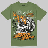 Olive 5s DopeSkill T-Shirt Drip Season Graphic