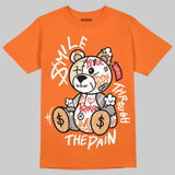 'Orange Citrus' 3s DopeSkill T-Shirt Smile Through The Pain Graphic