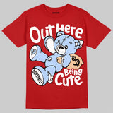 Cherry 11s DopeSkill T-Shirt Out Here Being Cute Graphic