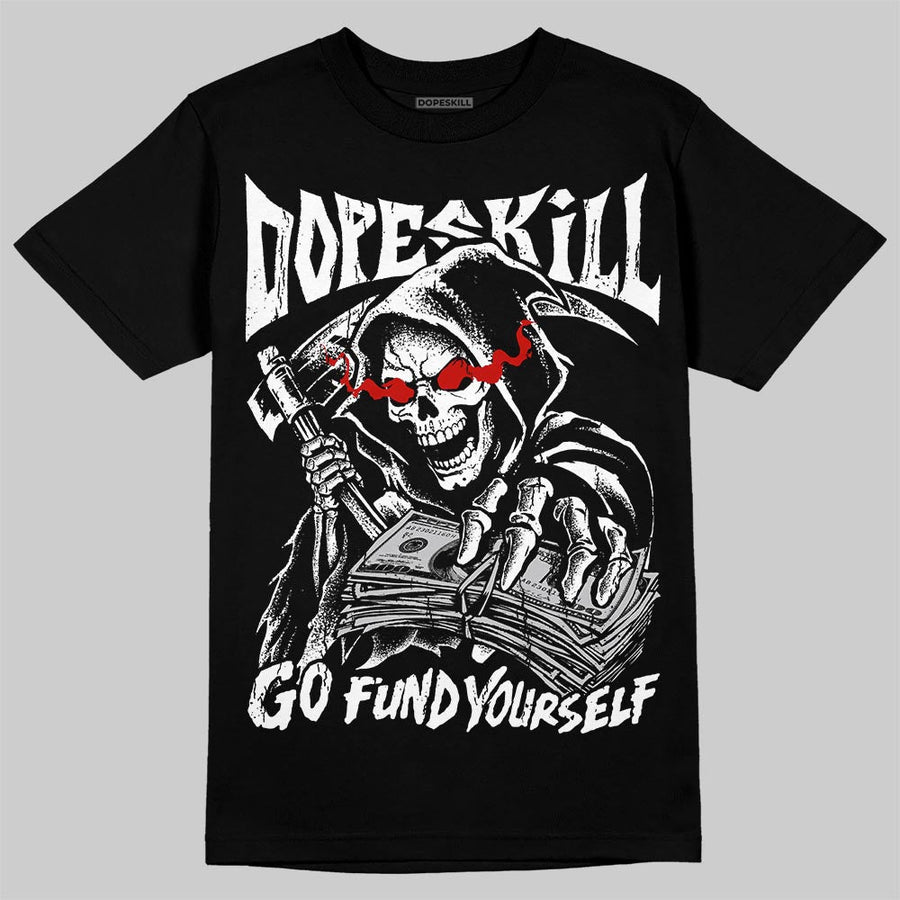 Dunk Panda White Black DopeSkill T-Shirt Go Fund Yourself Graphic