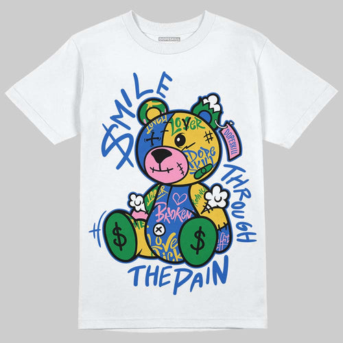 Brazil 3s DopeSkill T-Shirt Smile Through The Pain Graphic