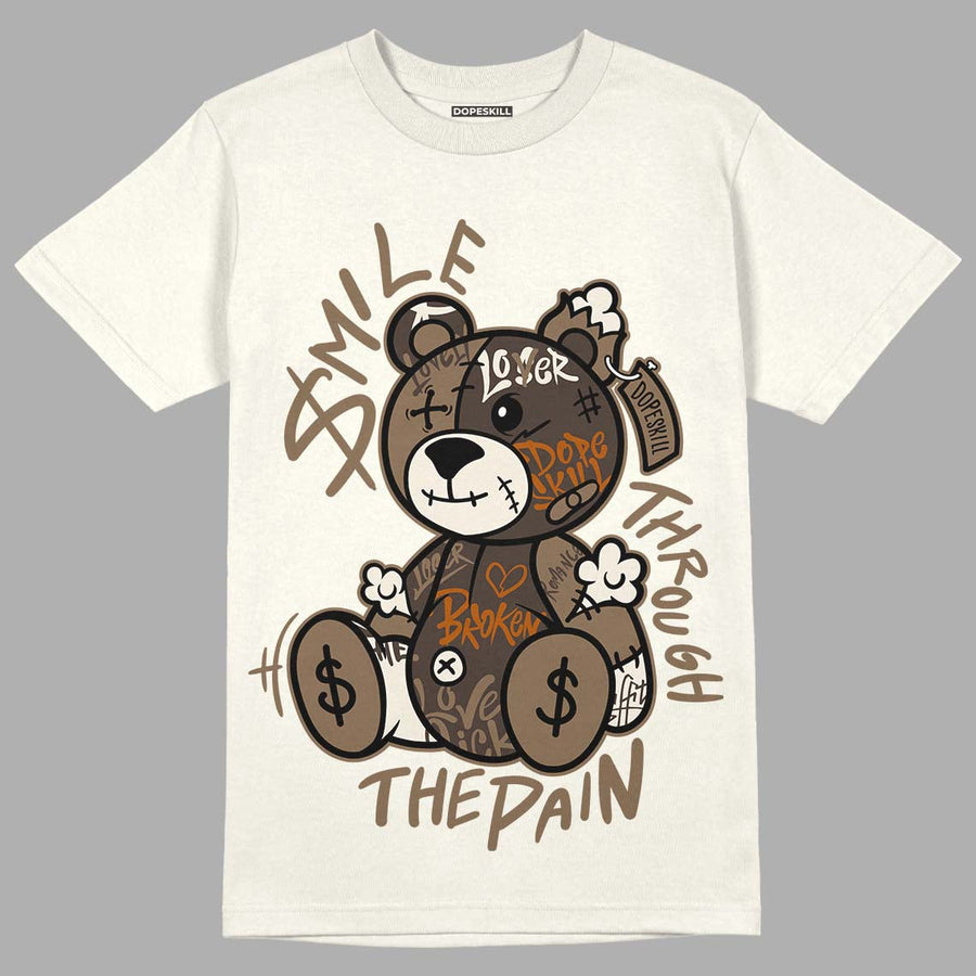 AJ 1 Low OG “Reverse Mocha” DopeSkill Sail T-shirt Smile Through The Pain Graphic