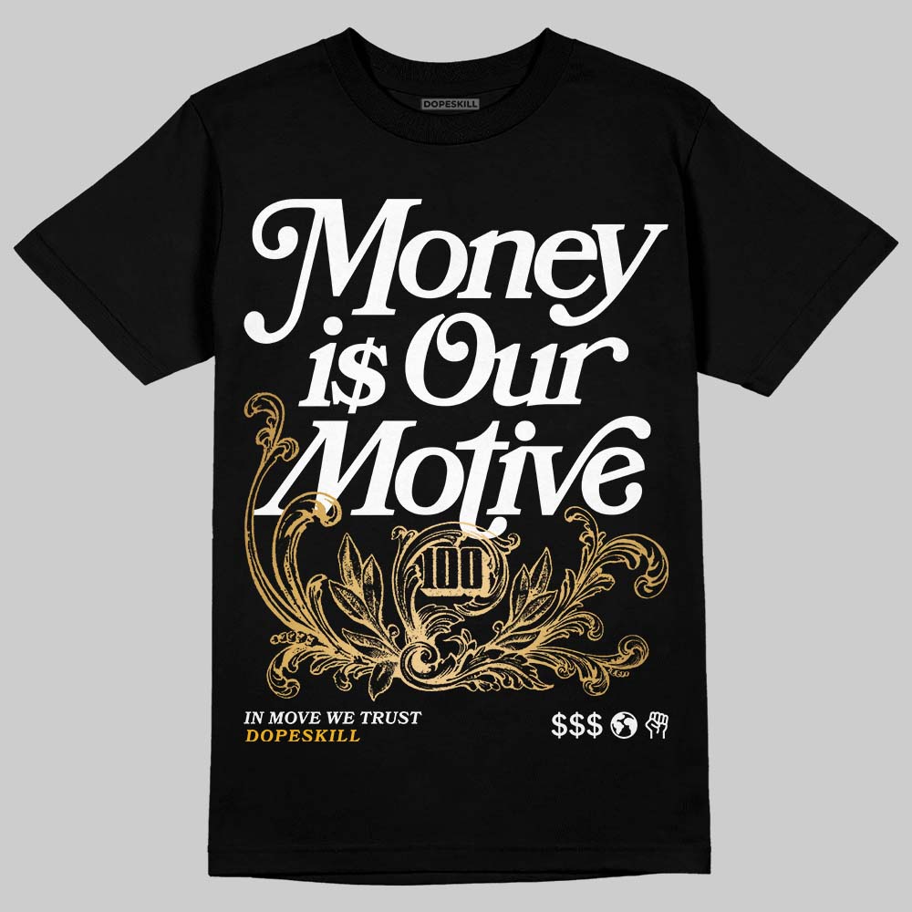 Taxi 12s 2025 DopeSkill T-Shirt Money Is Our Motive Typo Graphic