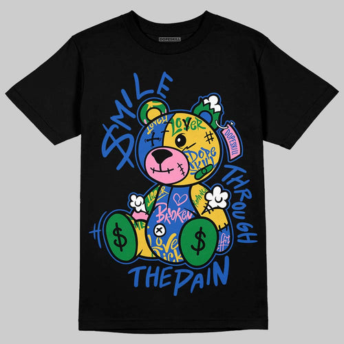 Brazil 3s DopeSkill T-Shirt Smile Through The Pain Graphic