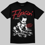 Flight Club 4s DopeSkill T-Shirt Flexin' Graphic