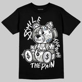 White Metallic 5s DopeSkill T-Shirt Smile Through The Pain Graphic