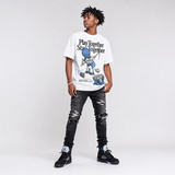 Black University Blue 5s DopeSkill T-Shirt Play together, Stay together Graphic