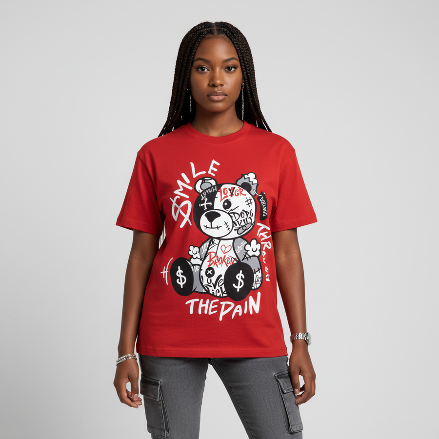Toro Bravo 4s DopeSkill T-Shirt Smile Through The Pain Graphic