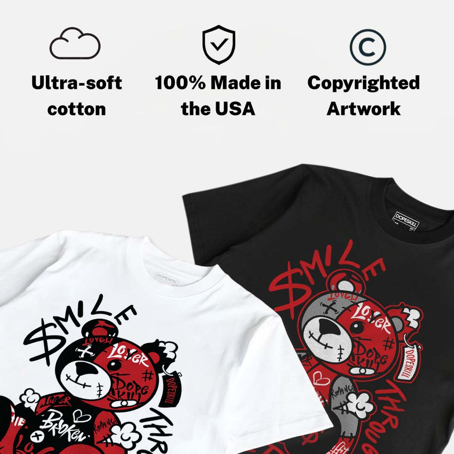 “Bloodline” 12s DopeSkill T-Shirt Smile Through The Pain Graphic