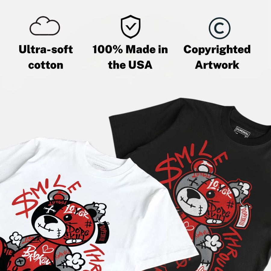 Toro Bravo 4s DopeSkill T-Shirt Smile Through The Pain Graphic