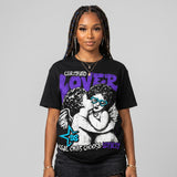 Aqua 6s DopeSkill Oversize Print T-Shirt Real Ones Choose Loyalty Graphic