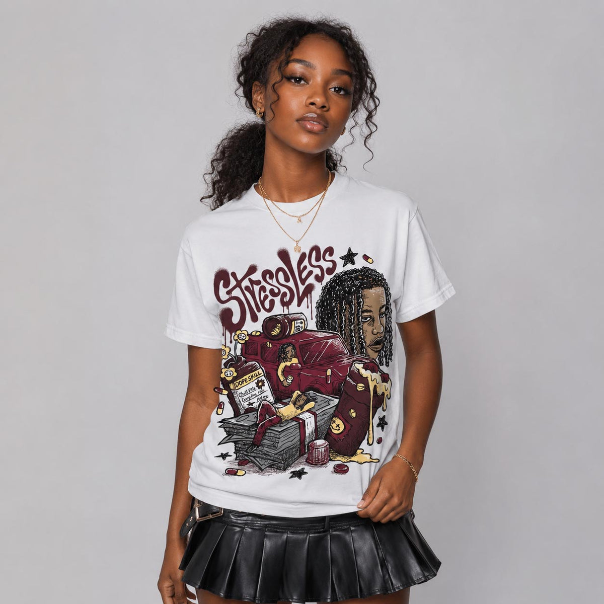 “Bin 23” 3s DopeSkill T-Shirt Stressless Graphic
