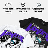 Aqua 6s DopeSkill Oversize Print T-Shirt Real Ones Choose Loyalty Graphic