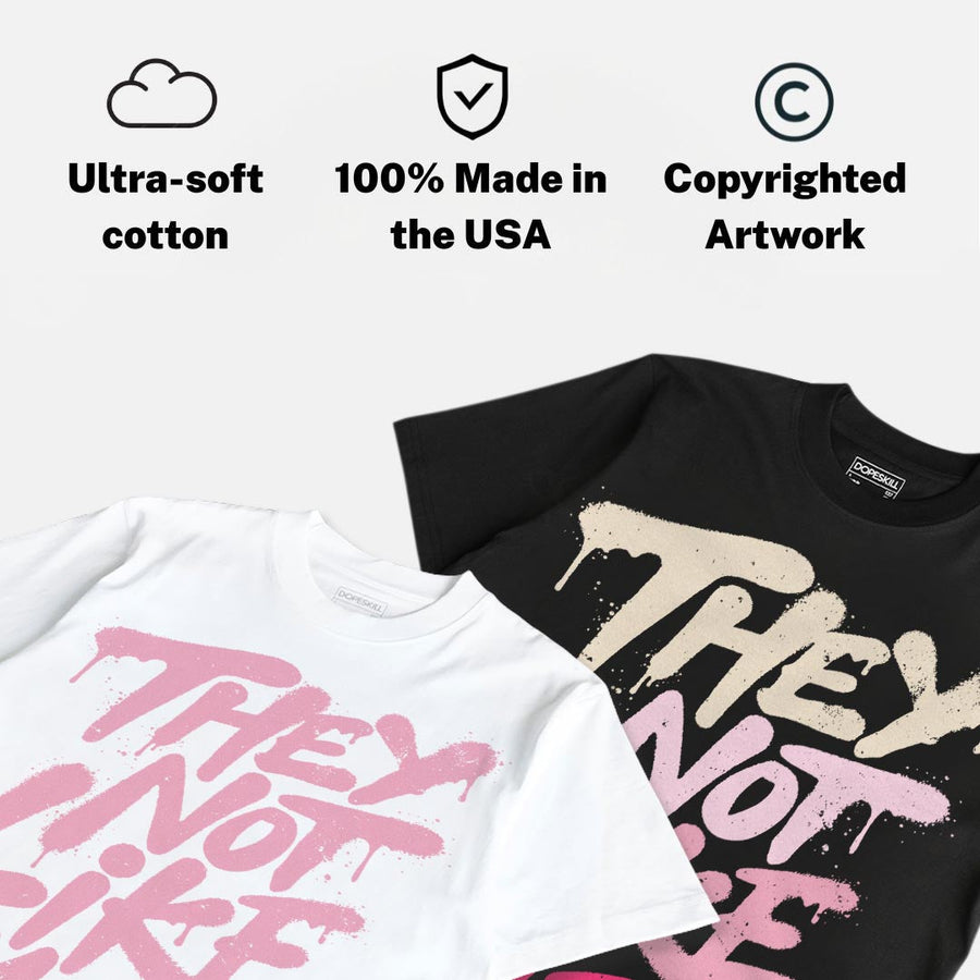 Iced Carmine 4s DopeSkill T-Shirt They Not Like Us Graphic