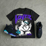 Aqua 6s DopeSkill Oversize Print T-Shirt Real Ones Choose Loyalty Graphic