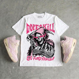 Iced Carmine 4s DopeSkill T-Shirt Go Fund Yourself Graphic
