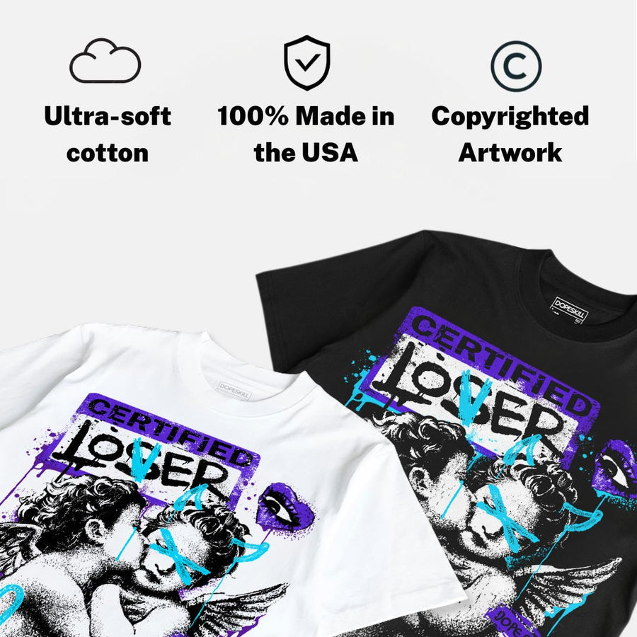 Aqua 6s DopeSkill T-Shirt Certified Lover Graphic