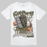 Medium Olive 3s DopeSkill T-Shirt Get Rich Graphic