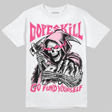 Iced Carmine 4s DopeSkill T-Shirt Go Fund Yourself Graphic