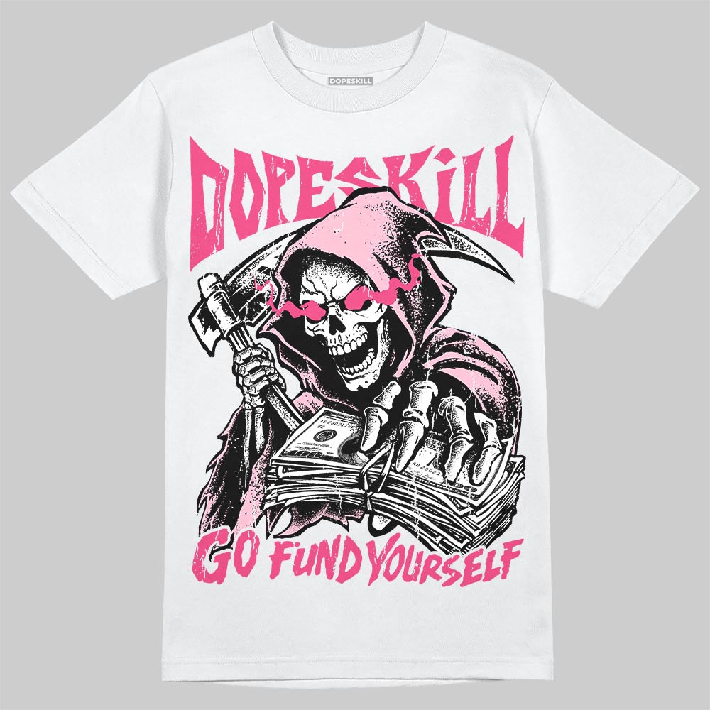 Iced Carmine 4s DopeSkill T-Shirt Go Fund Yourself Graphic