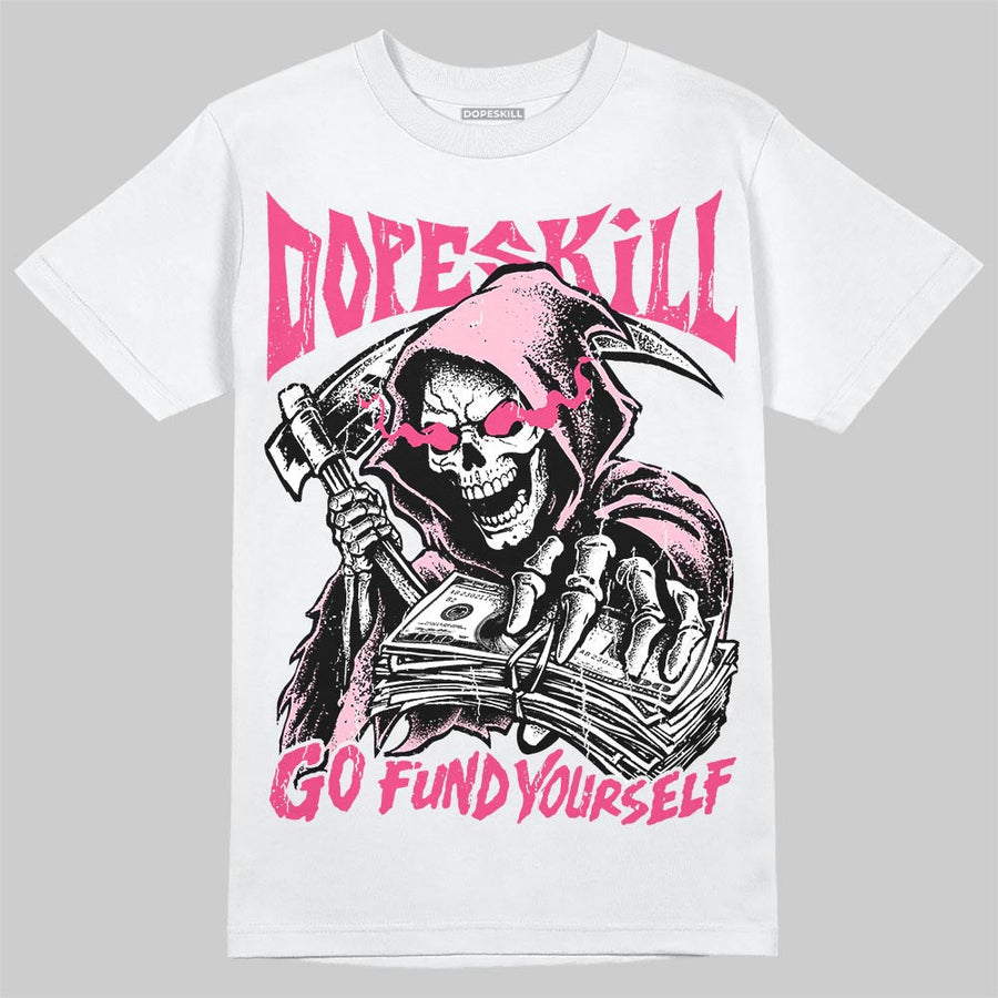Iced Carmine 4s DopeSkill T-Shirt Go Fund Yourself Graphic